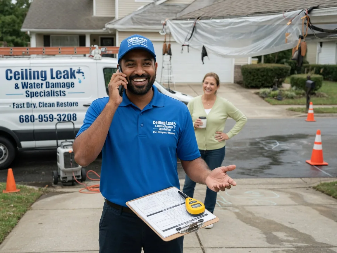 Ceiling Leak Cleanup Deerfield, MO FAQs
